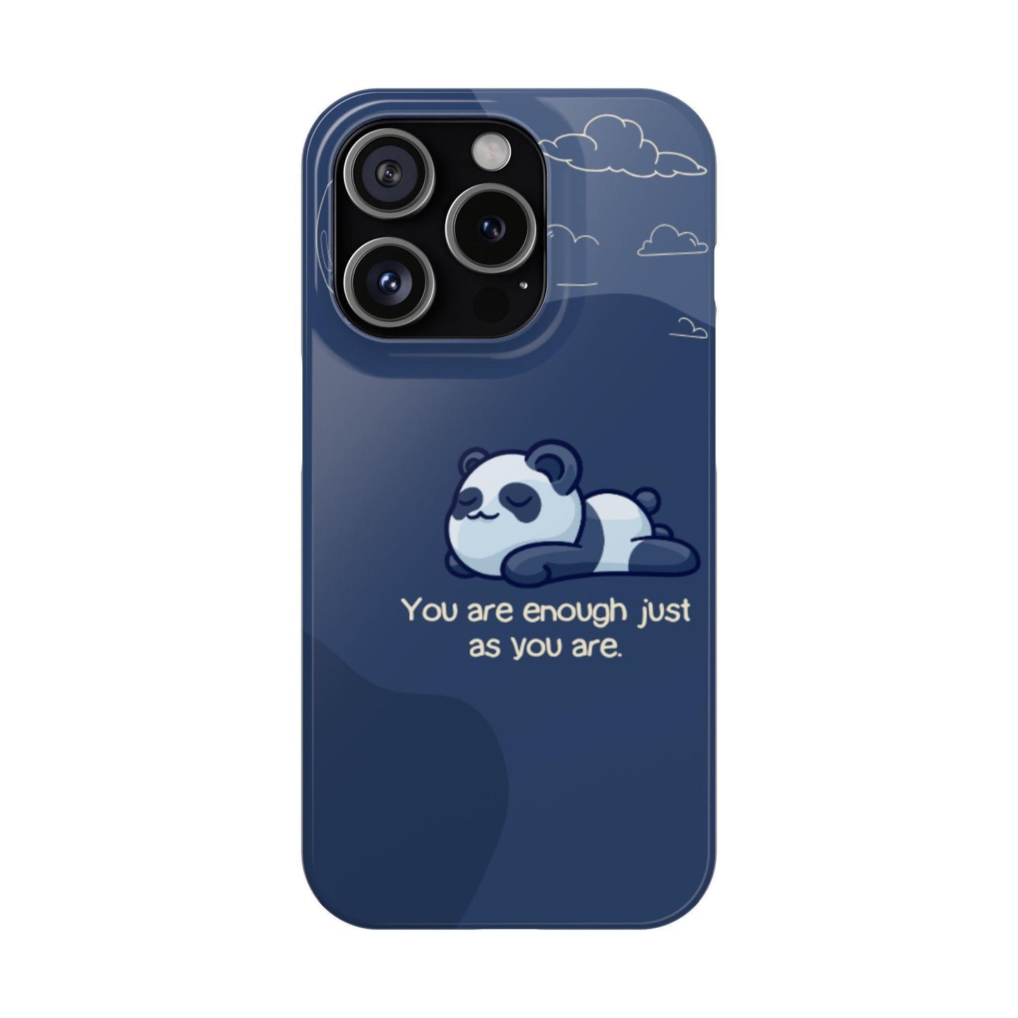 Panda Dreams Phone Case – Cozy Vibes & Inspiring Words