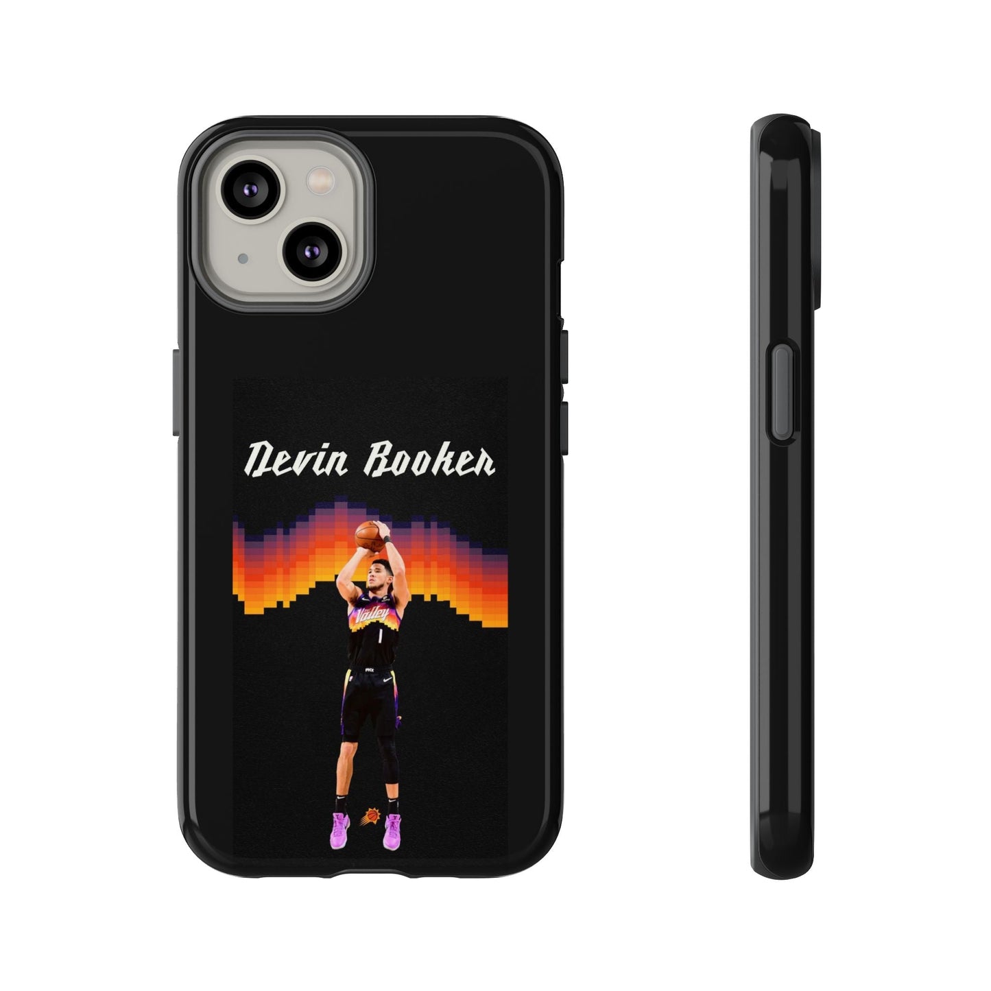 Devin Booker Precision Blaze Series – Dual-Layer ShockGuard Protection | Fits iPhone 8–16 Pro Max & Samsung Galaxy S10–S25 Ultra