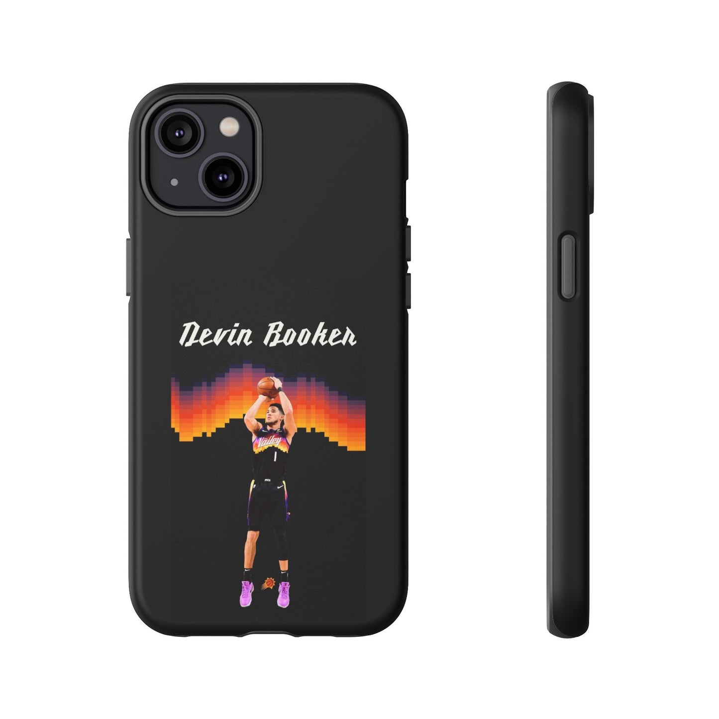 Devin Booker Precision Blaze Series – Dual-Layer ShockGuard Protection | Fits iPhone 8–16 Pro Max & Samsung Galaxy S10–S25 Ultra
