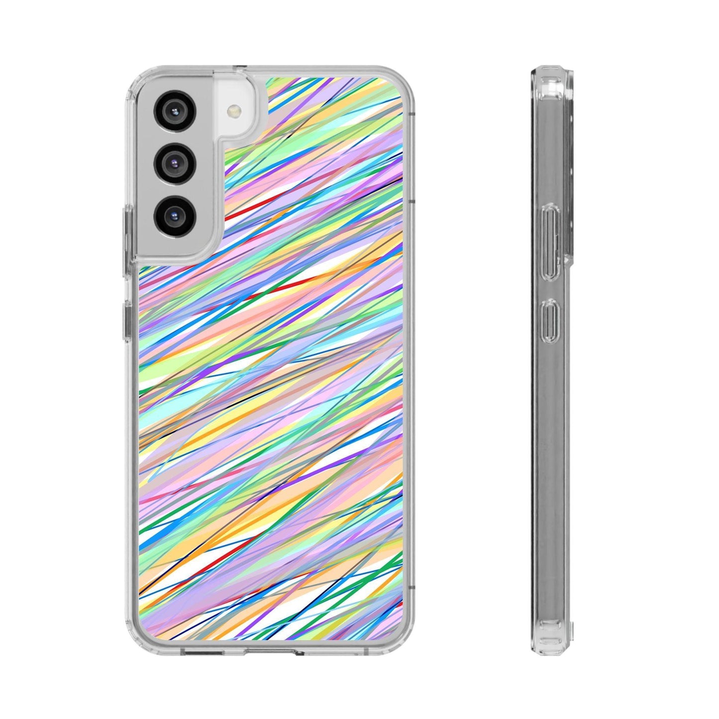 Threads Of Colors Clear Case