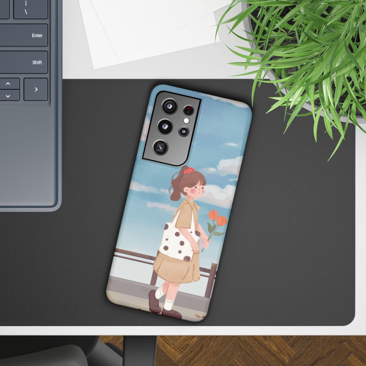 Joyful Stroll Mobile Cover – Embrace Happiness Everywhere You Go!