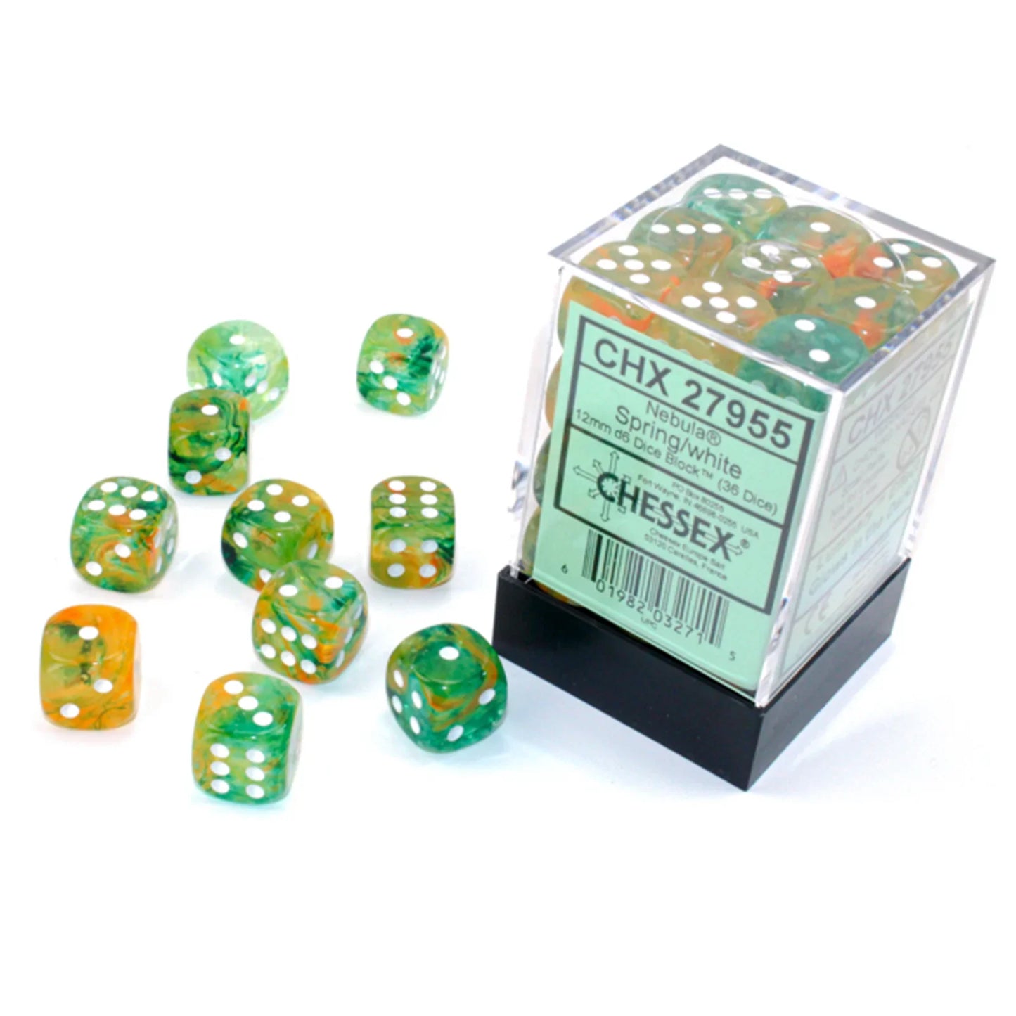 Chessex: D6  Nebula™ Dice sets - 12mm