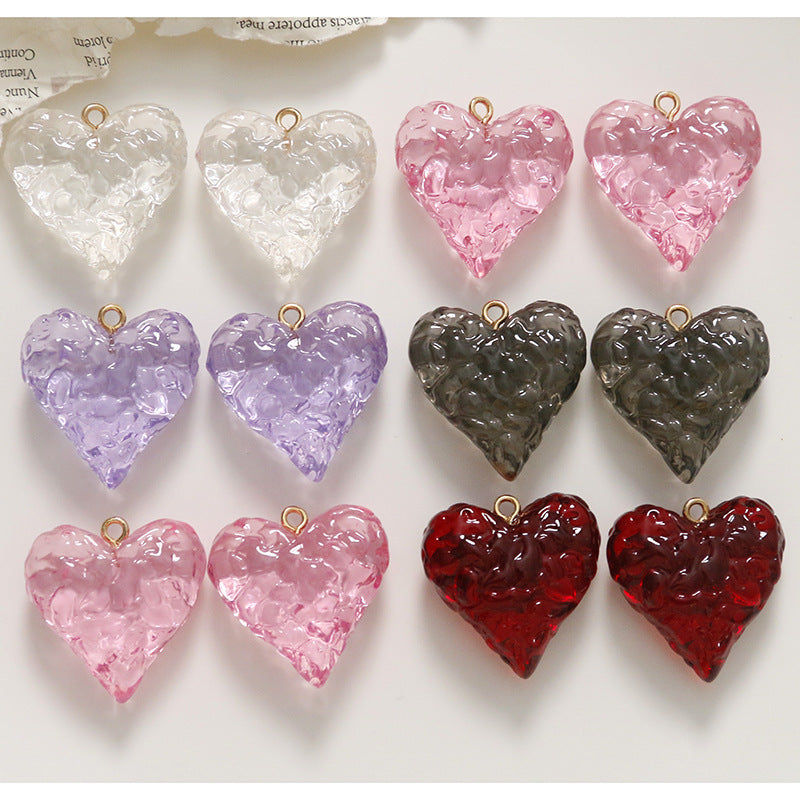 Resin Ice Texture Earrings DIY Accessories