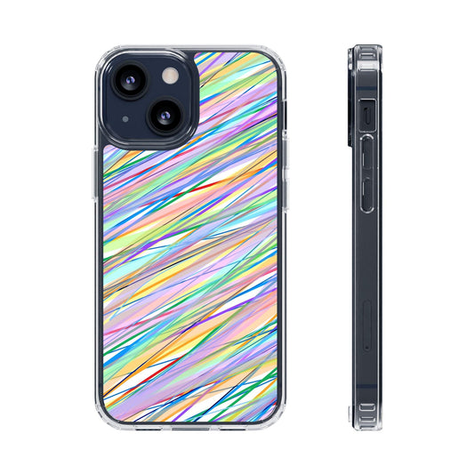 Threads Of Colors Clear Case