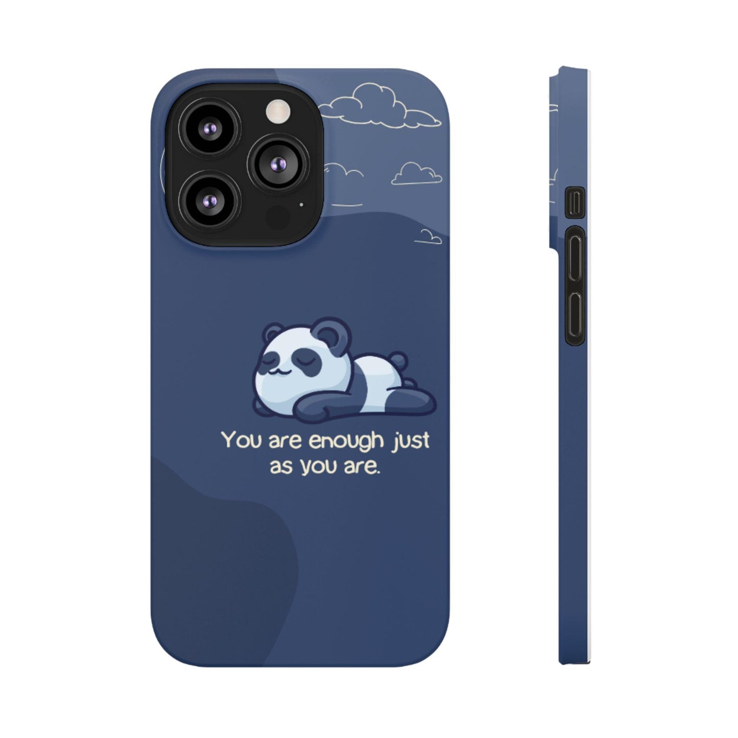 Panda Dreams Phone Case – Cozy Vibes & Inspiring Words