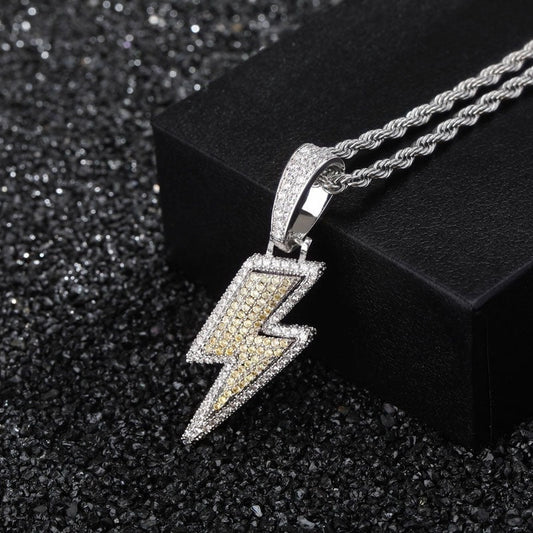 Hot Selling Lightning Zircon Hip Hop Pendant