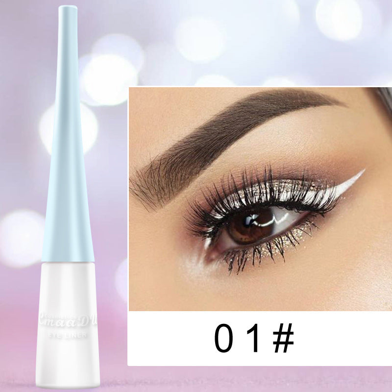 17-Color Matte Liquid Eyeliner: Quick-Drying, Long-Lasting, Non-Blooming