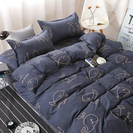 Four-piece Cotton Winter Quilt Set