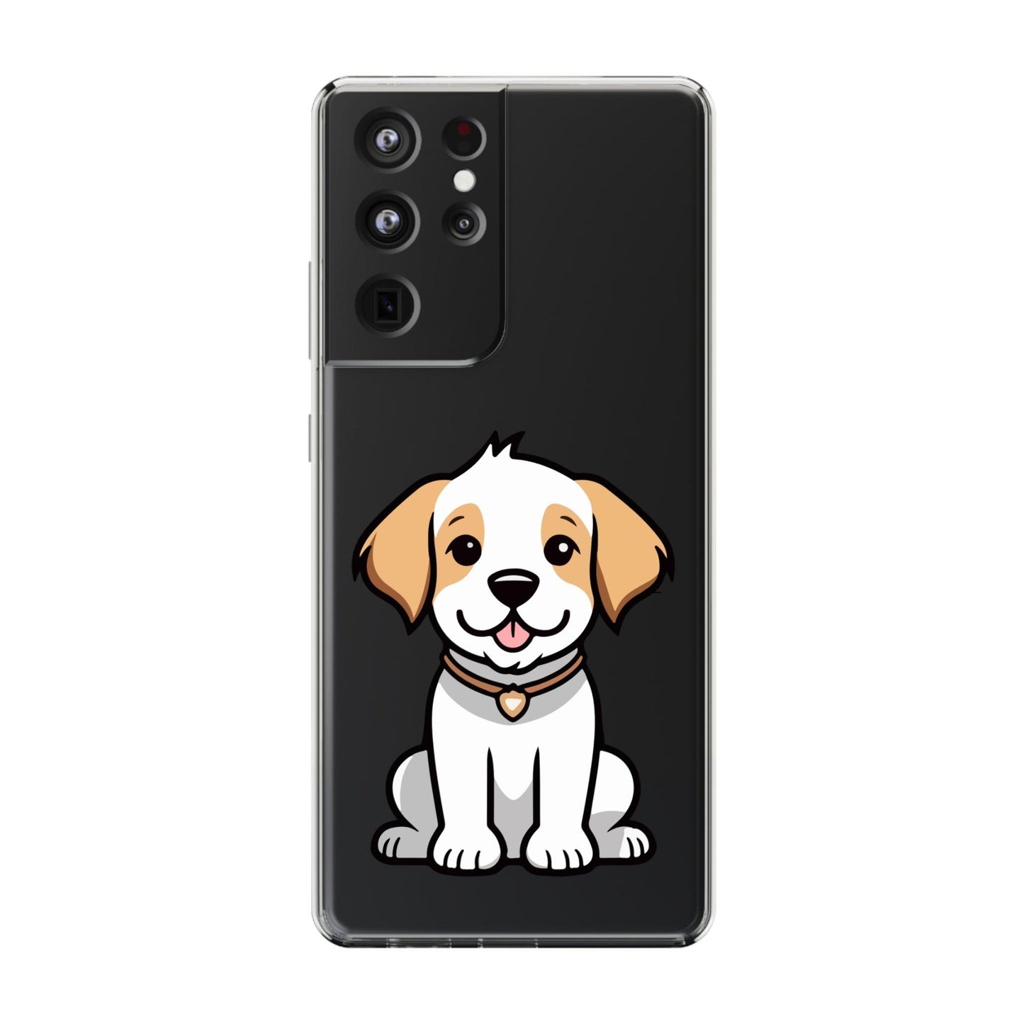 Clear Cases With Dog Printed