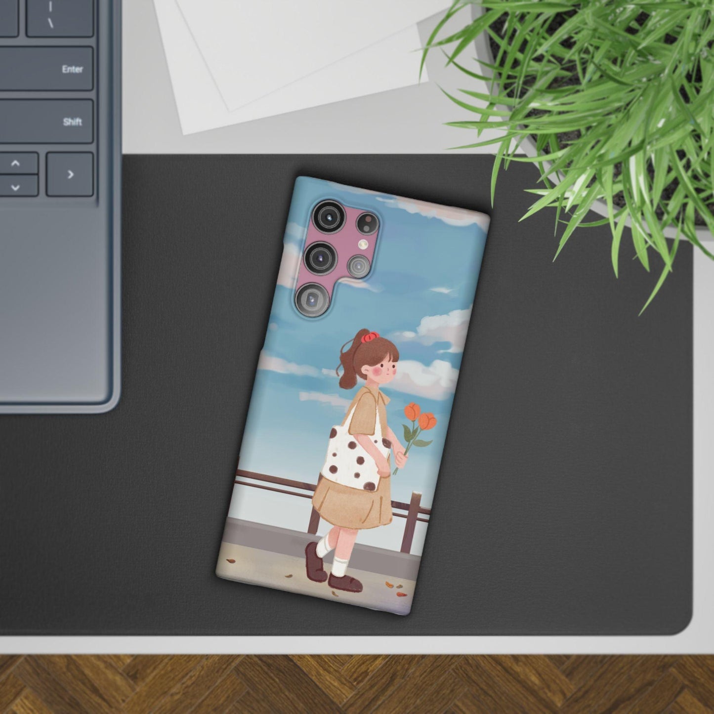 Joyful Stroll Mobile Cover – Embrace Happiness Everywhere You Go!