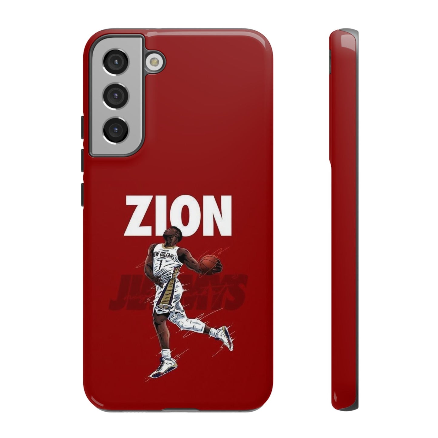 Zion Williamson Power Drive Edition – Rugged Dual-Layer Armor & Slim Fit | Compatible with iPhone 8–16 Pro Max & Samsung S10–S25 Ultra