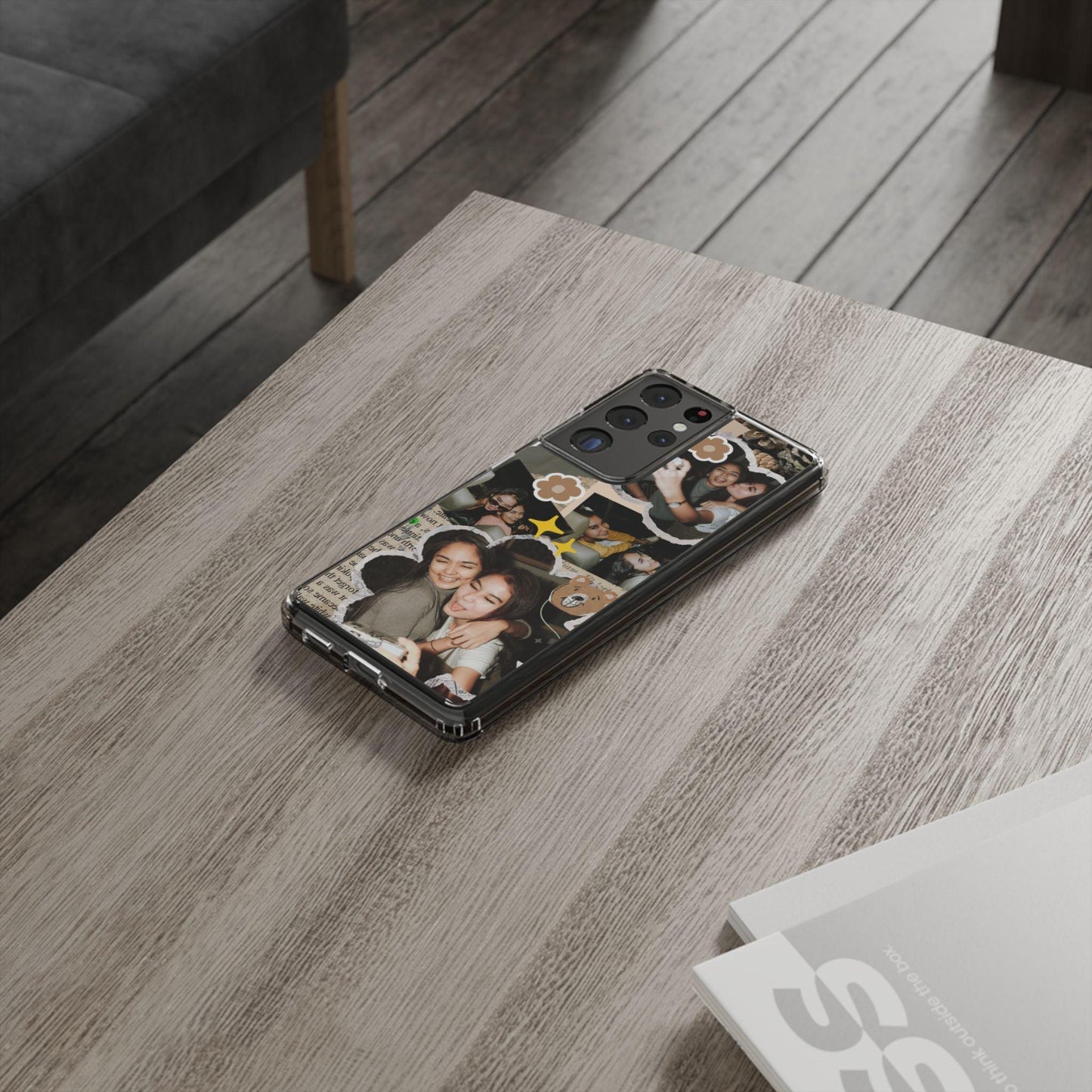 Memories In Retro Templet  Custom Printed Clear Cases
