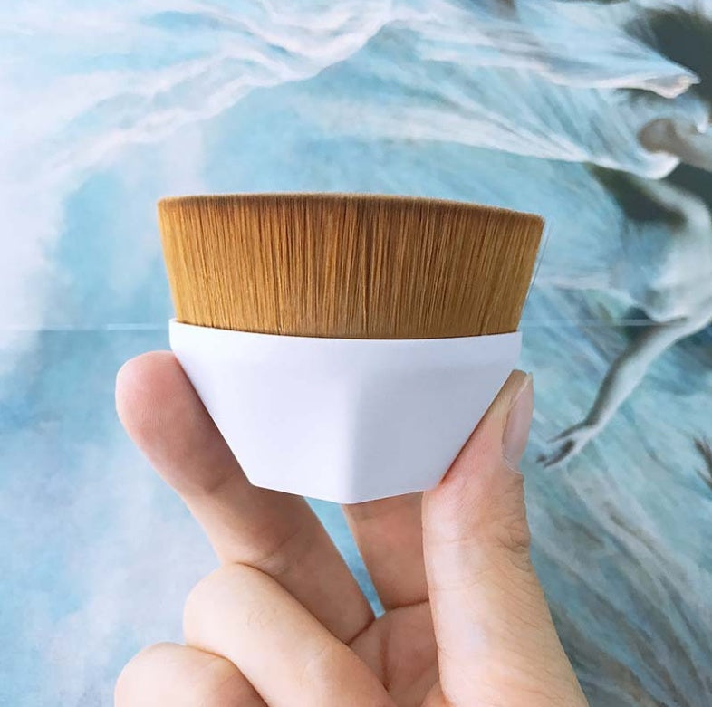 Flat Foundation Brush Kit: BB Cream, Loose Powder