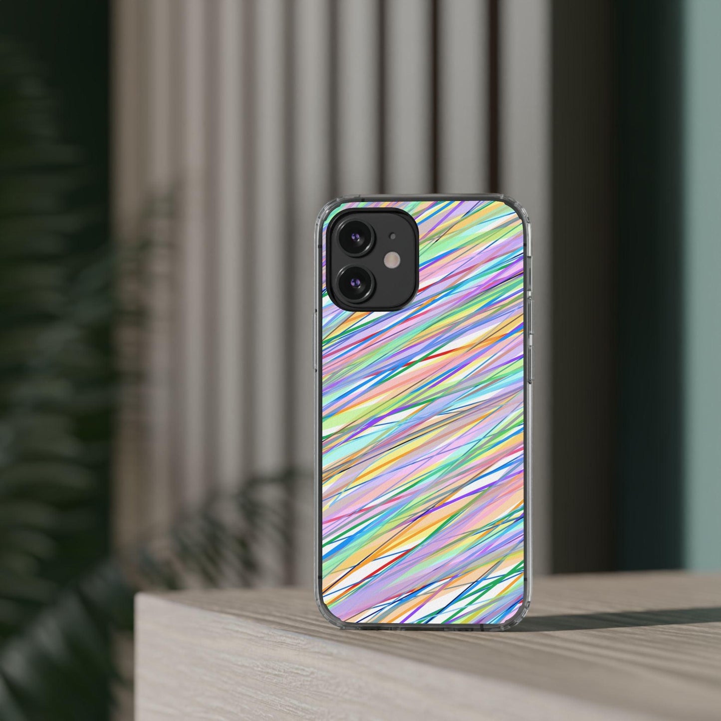 Threads Of Colors Clear Case