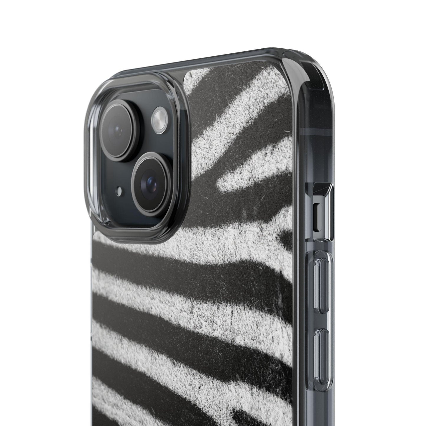 Clear Cases Black and White Zebra Stripes