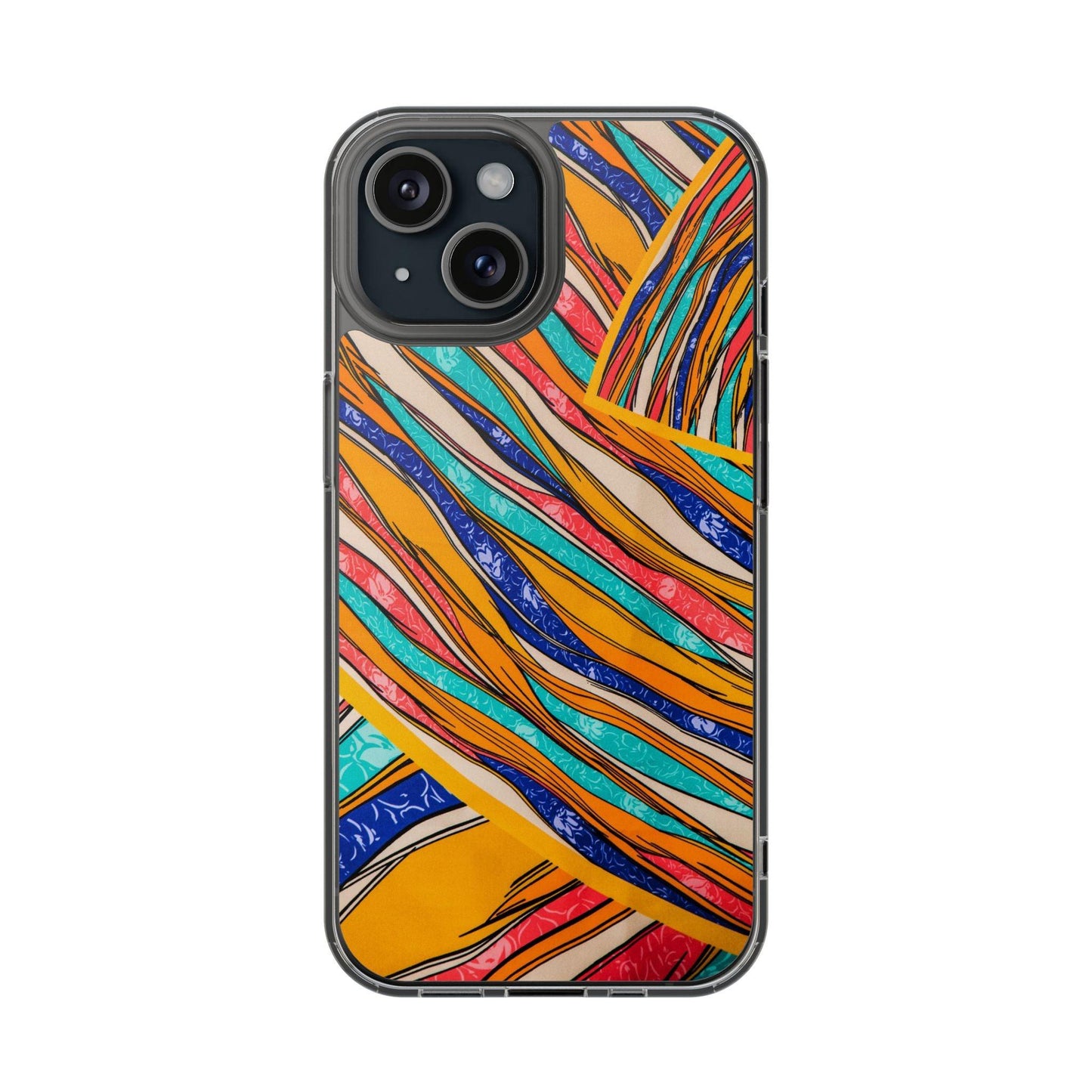 Clear Cases Stripes of  Powerful Colors