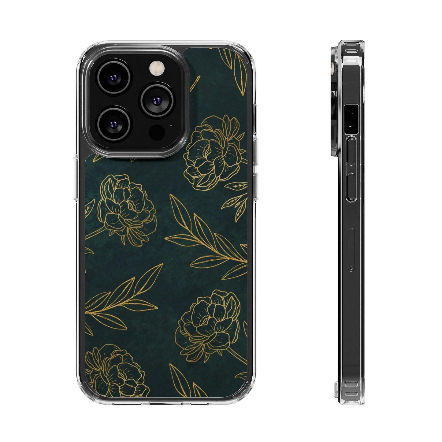 Floral Pattern Clear Cases