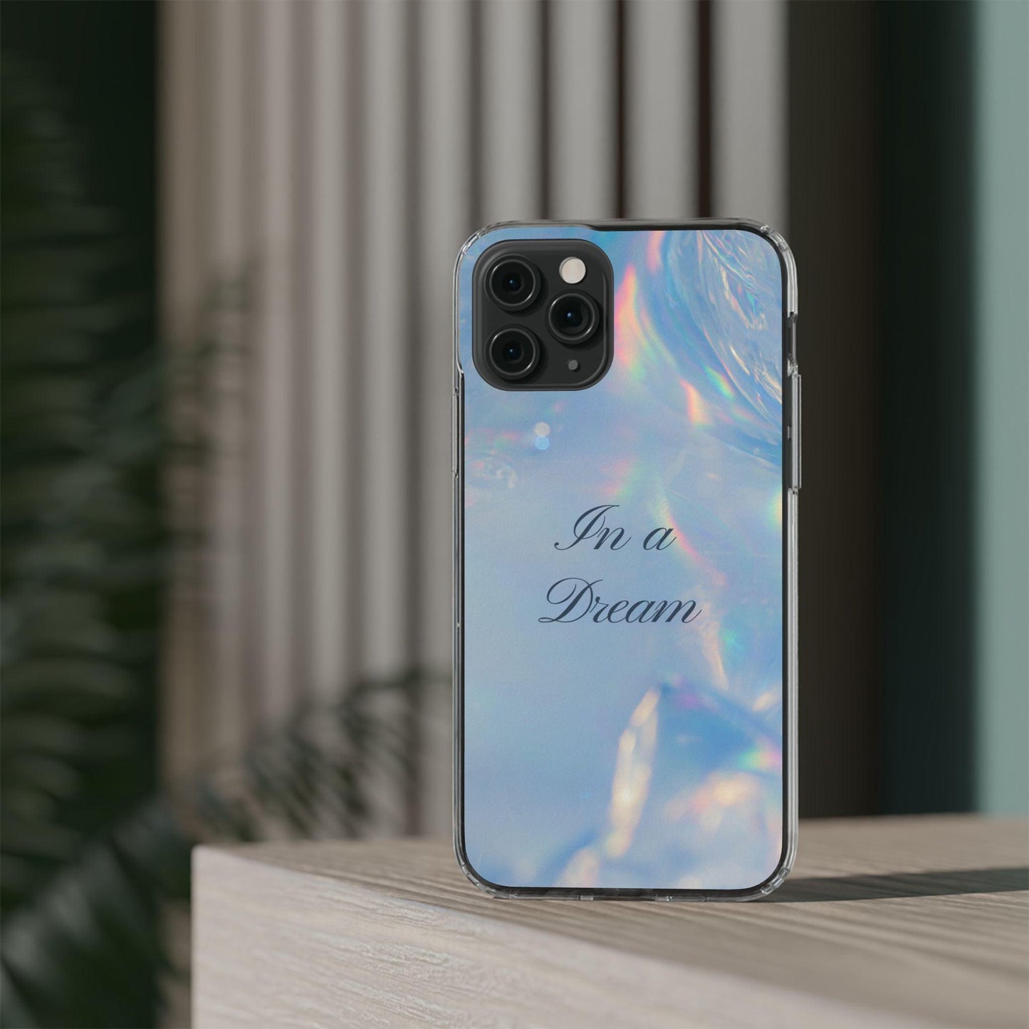 In a Dream Shinny Blue Clear Cases