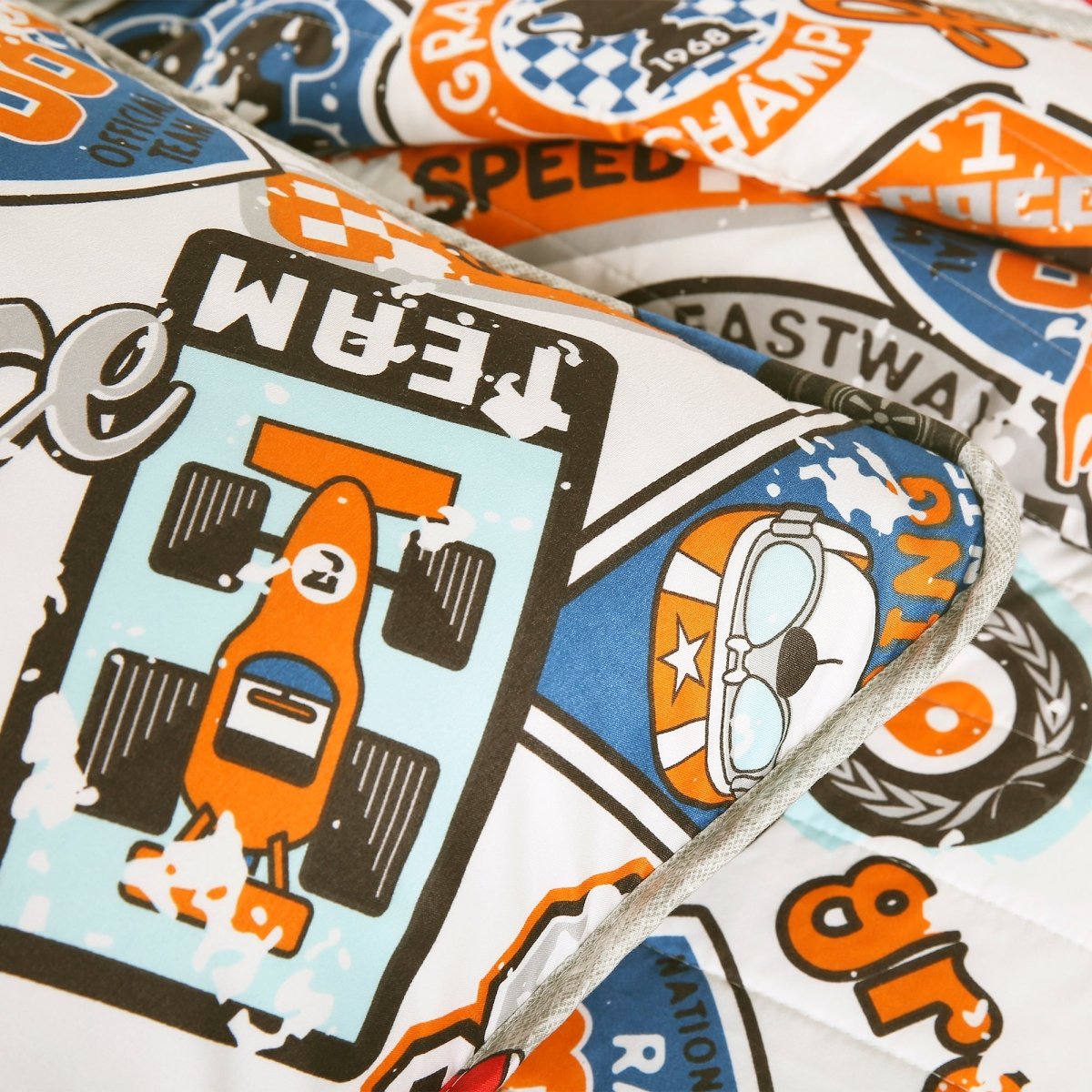 Race Cars Quilt Set