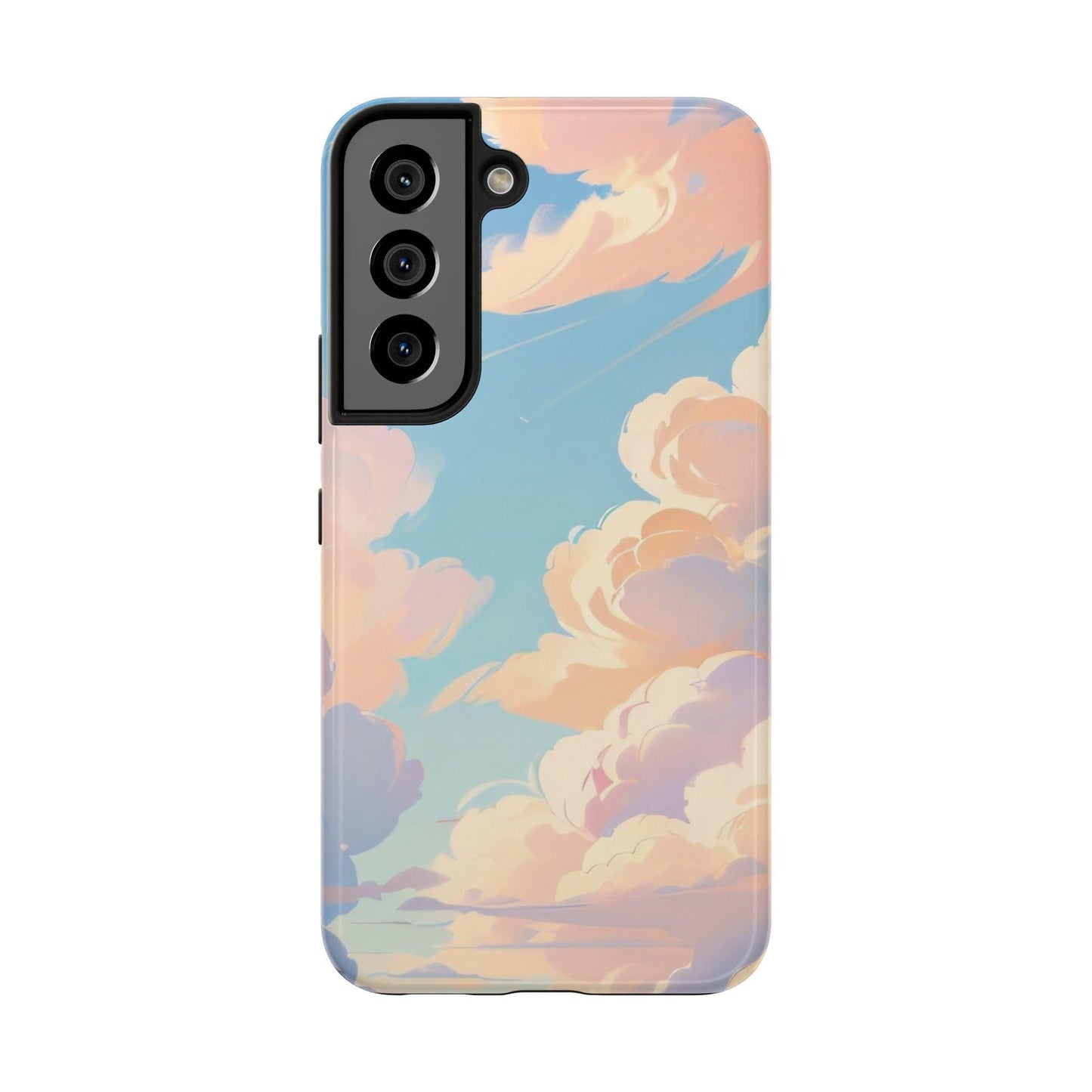 Samsung Tough Phone Case Blue Sky And Clouds