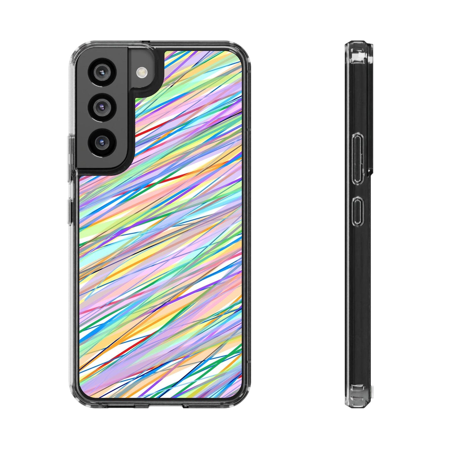 Threads Of Colors Clear Case