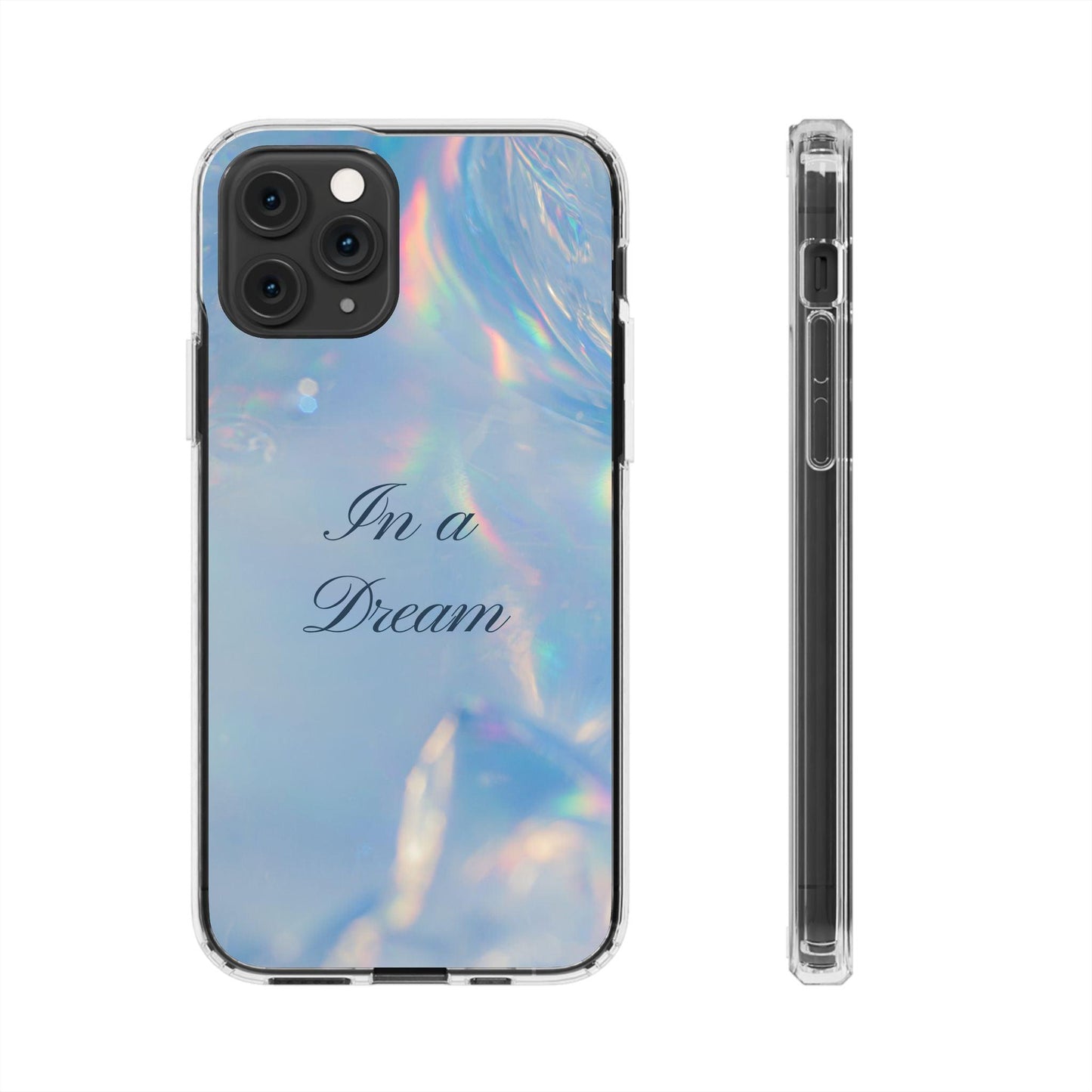 In a Dream Shinny Blue Clear Cases