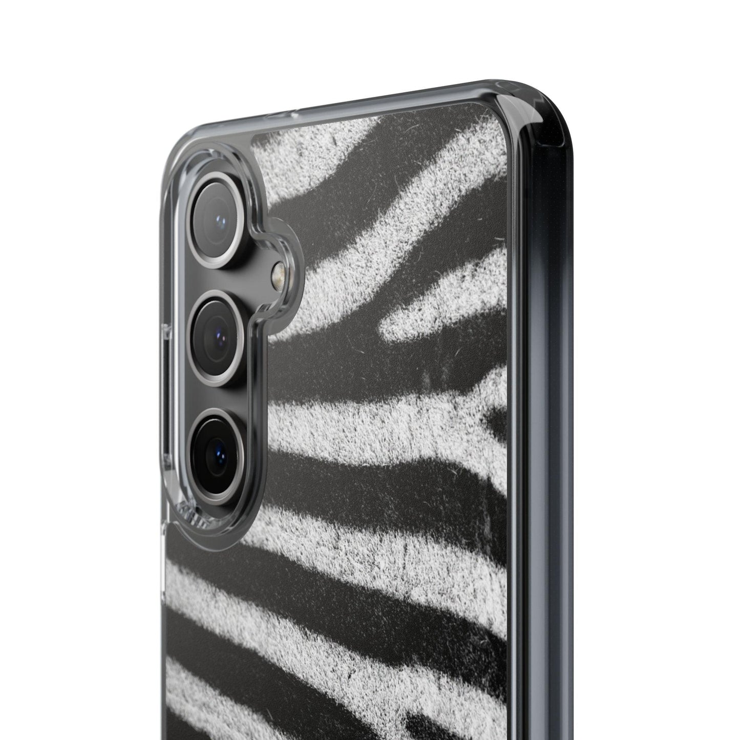 Clear Cases Black and White Zebra Stripes