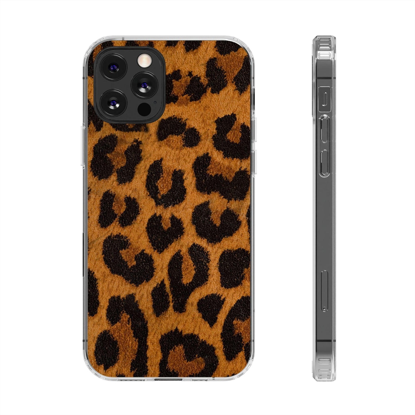 Clear Cases Cheeta Print