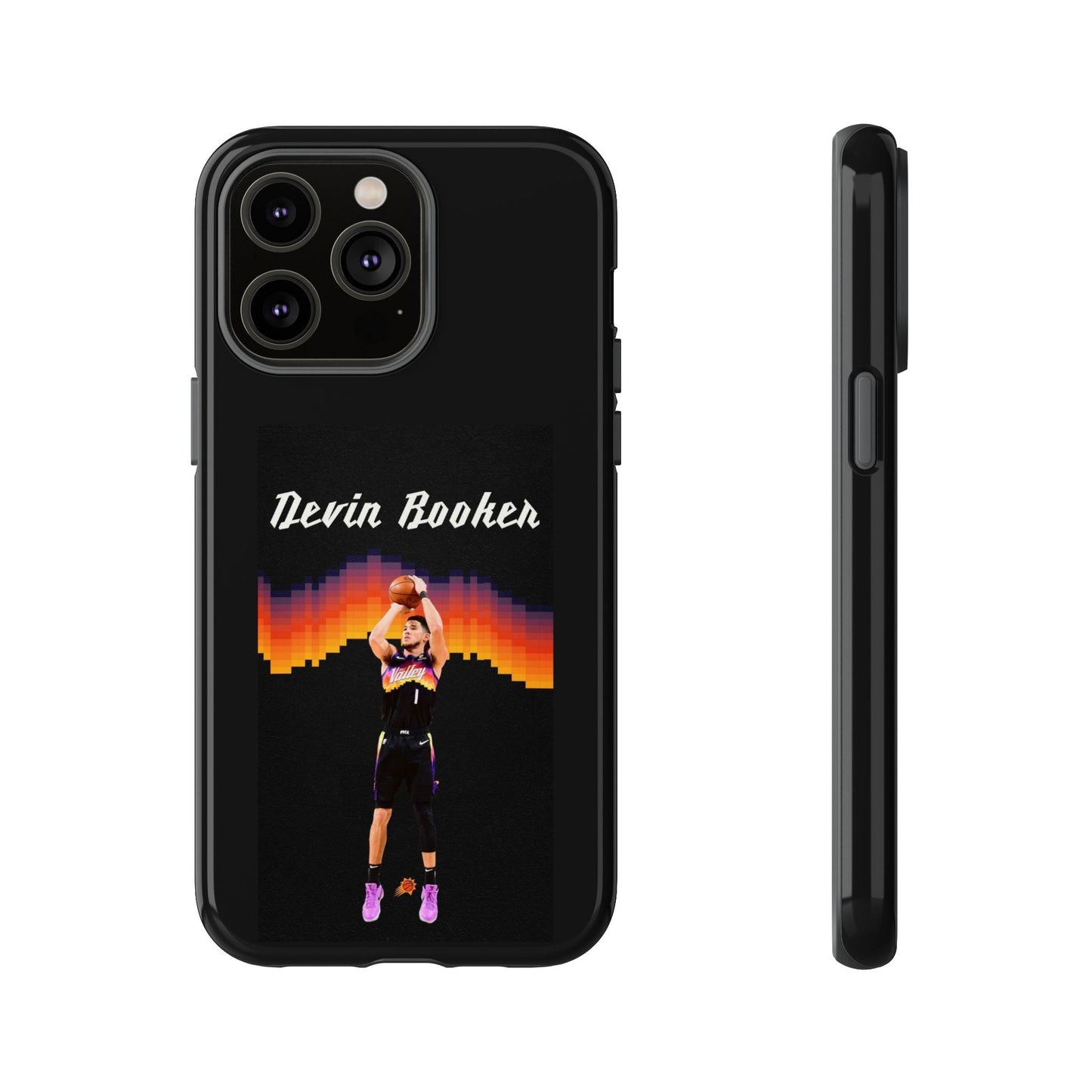 Devin Booker Precision Blaze Series – Dual-Layer ShockGuard Protection | Fits iPhone 8–16 Pro Max & Samsung Galaxy S10–S25 Ultra