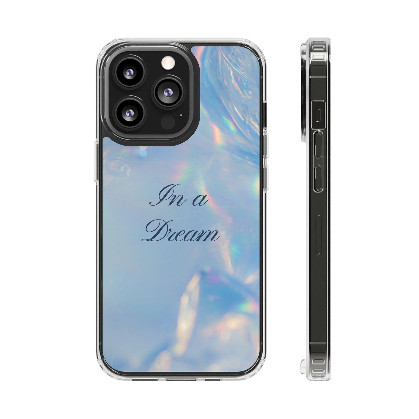 In a Dream Shinny Blue Clear Cases