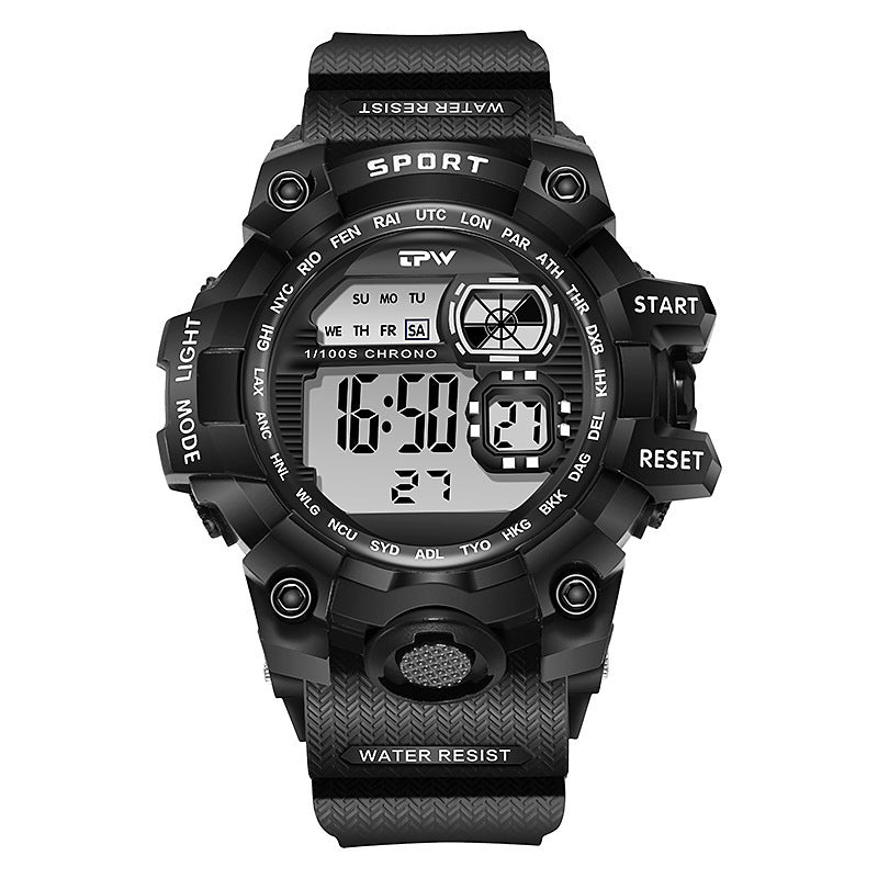 In Stock LED Electronic Waterproof Watch for Ladies