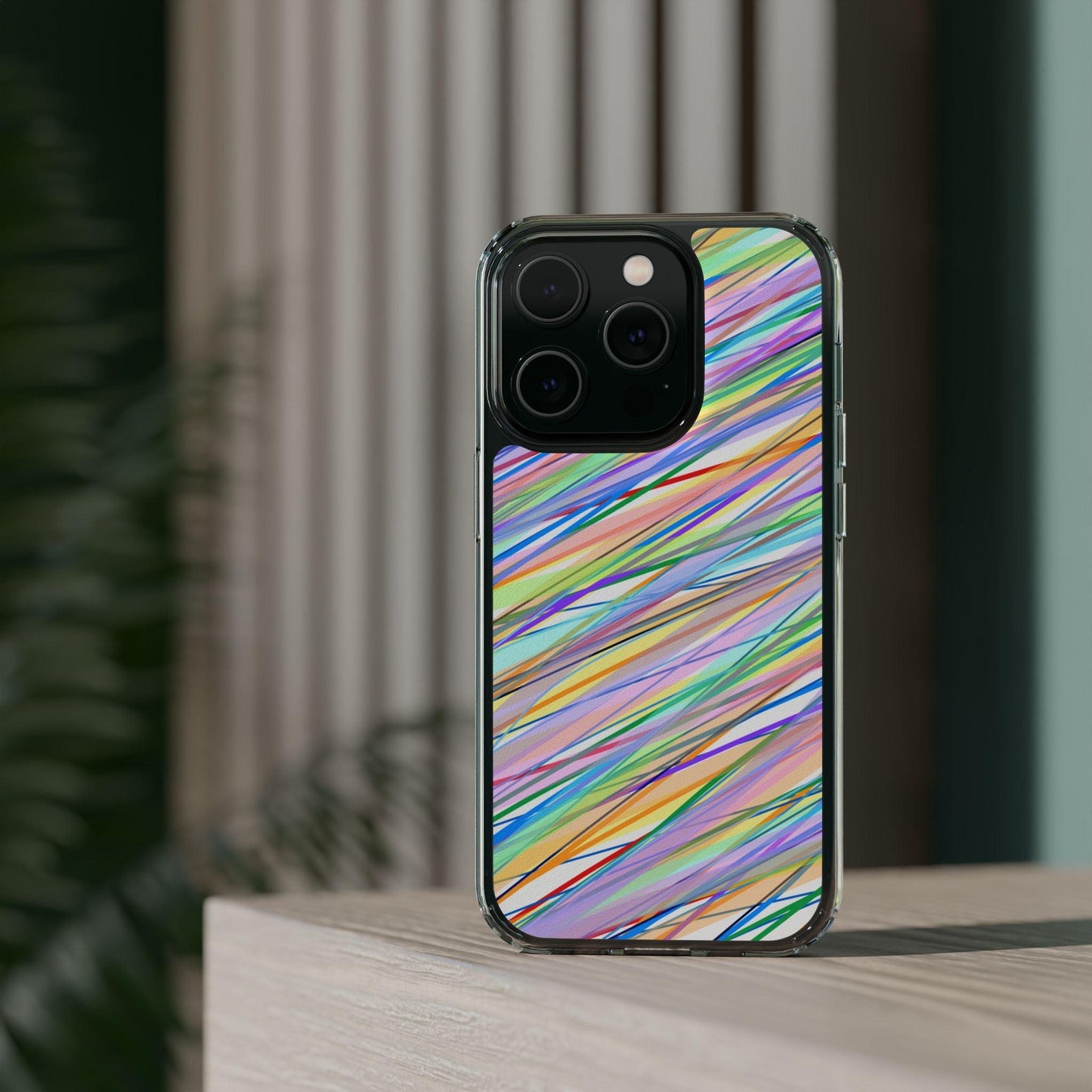 Threads Of Colors Clear Case