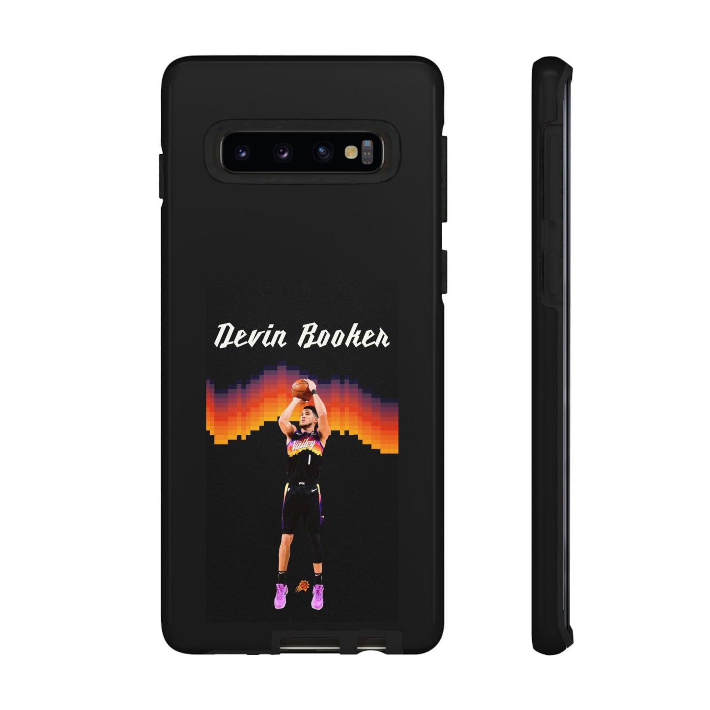 Devin Booker Precision Blaze Series – Dual-Layer ShockGuard Protection | Fits iPhone 8–16 Pro Max & Samsung Galaxy S10–S25 Ultra