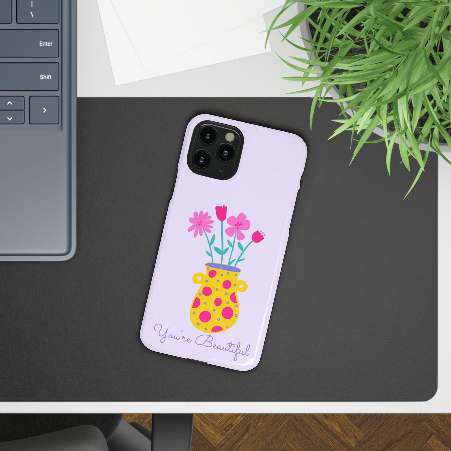 Floral Pot Phone Case – Bloom with Style Everywhere You Go