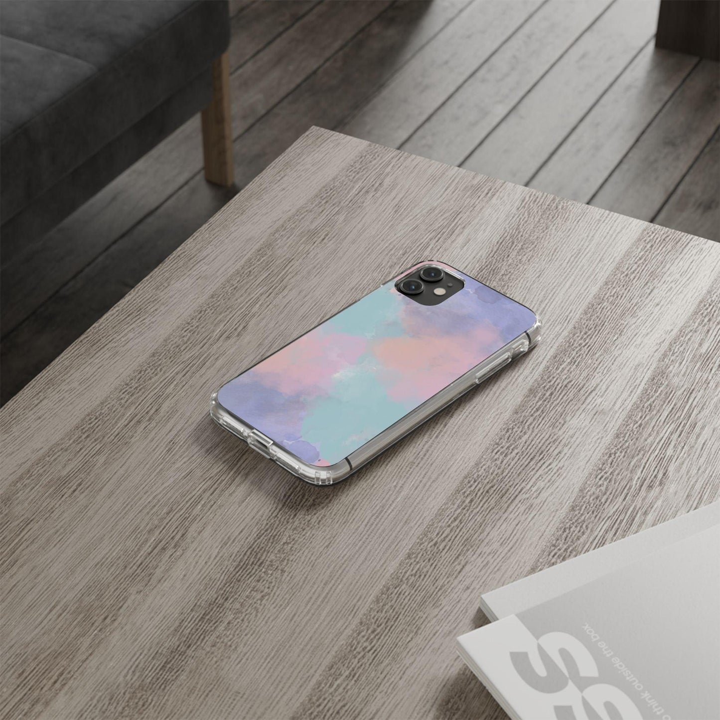 Shades of Pastel Clear Cases