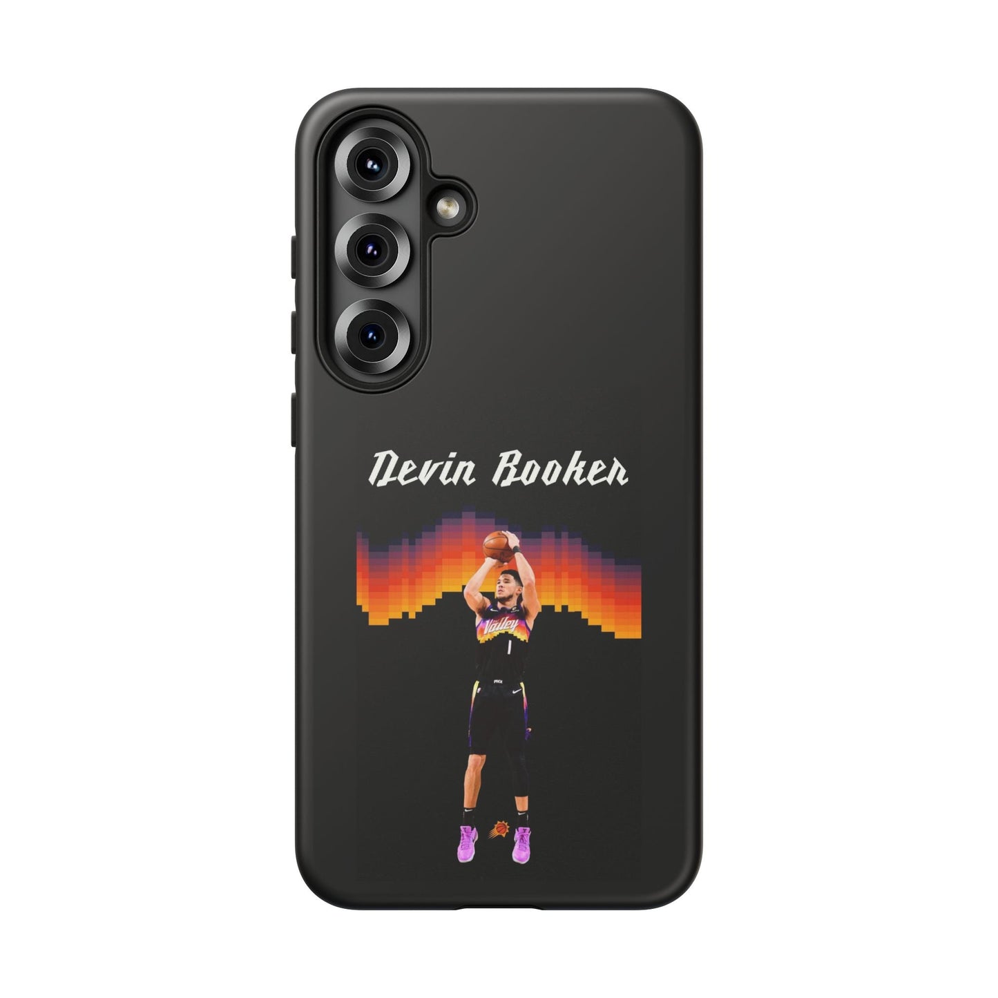 Devin Booker Precision Blaze Series – Dual-Layer ShockGuard Protection | Fits iPhone 8–16 Pro Max & Samsung Galaxy S10–S25 Ultra