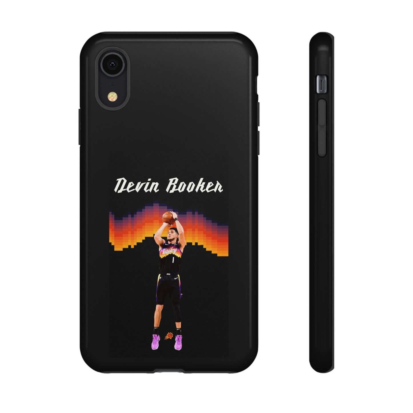Devin Booker Precision Blaze Series – Dual-Layer ShockGuard Protection | Fits iPhone 8–16 Pro Max & Samsung Galaxy S10–S25 Ultra