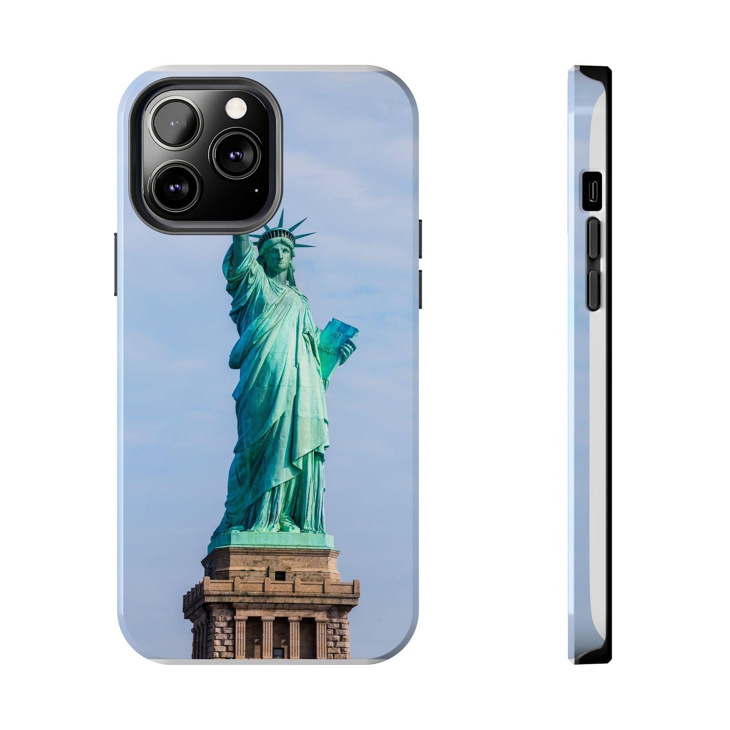 Statue of Liberty Printed Tough Phone Case - Iconic Freedom Design