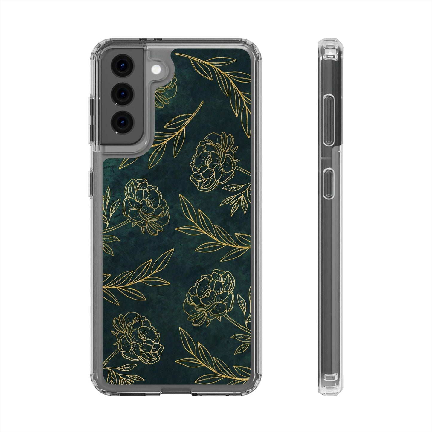Floral Pattern Clear Cases