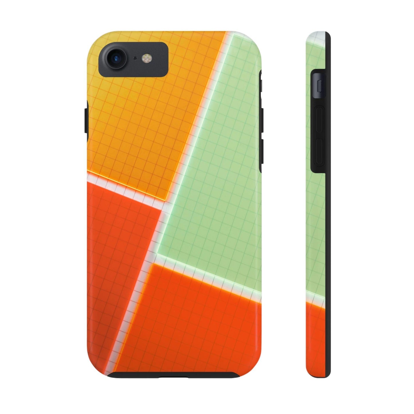 Four Colors Blocks With Shades Tough Phone Cases