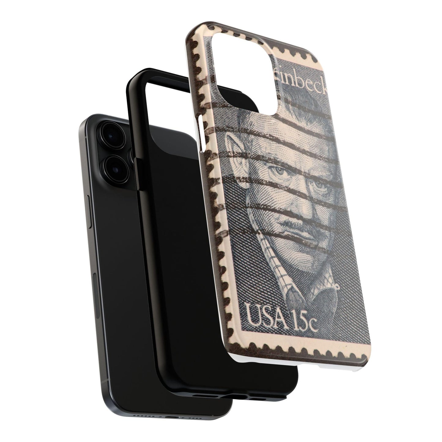 John Steinbeck USA 15c Printed Tough Phone Case for iPhone - Literary Tribute Design