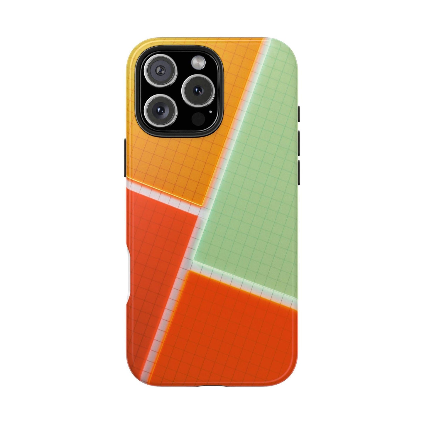 Four Colors Blocks With Shades Tough Phone Cases