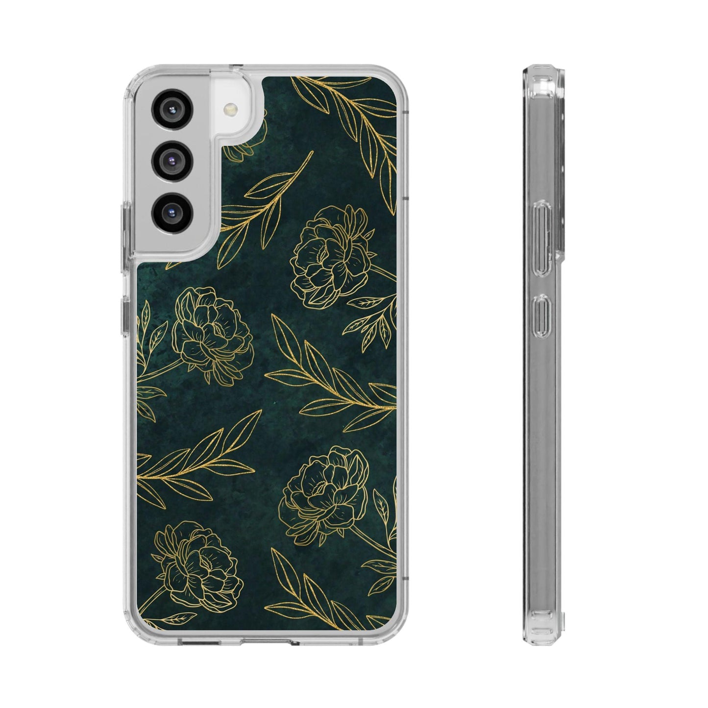 Floral Pattern Clear Cases