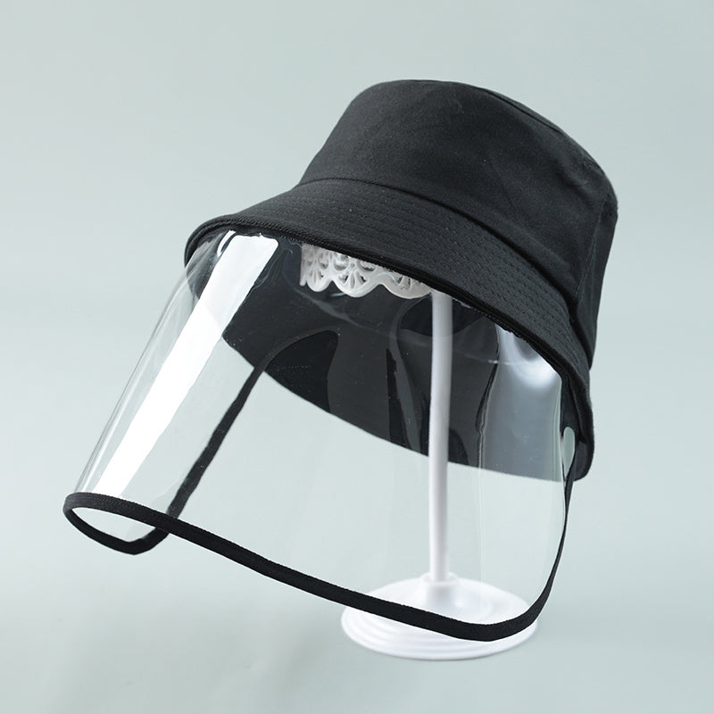 Kids Anti-Spitting Protective Hat with Dustproof Cover