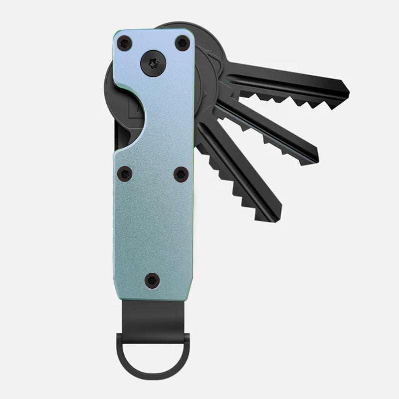 Keychain metal keychain aluminum alloy key storage keyclip