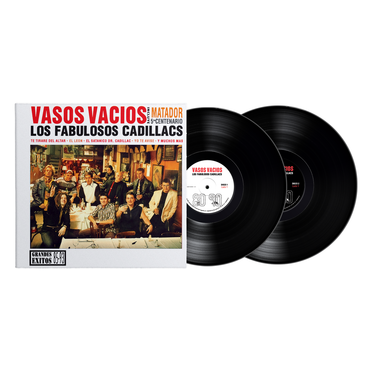 Los Fabulosos Cadillacs - Vasos Vacios 2LP Vinyl