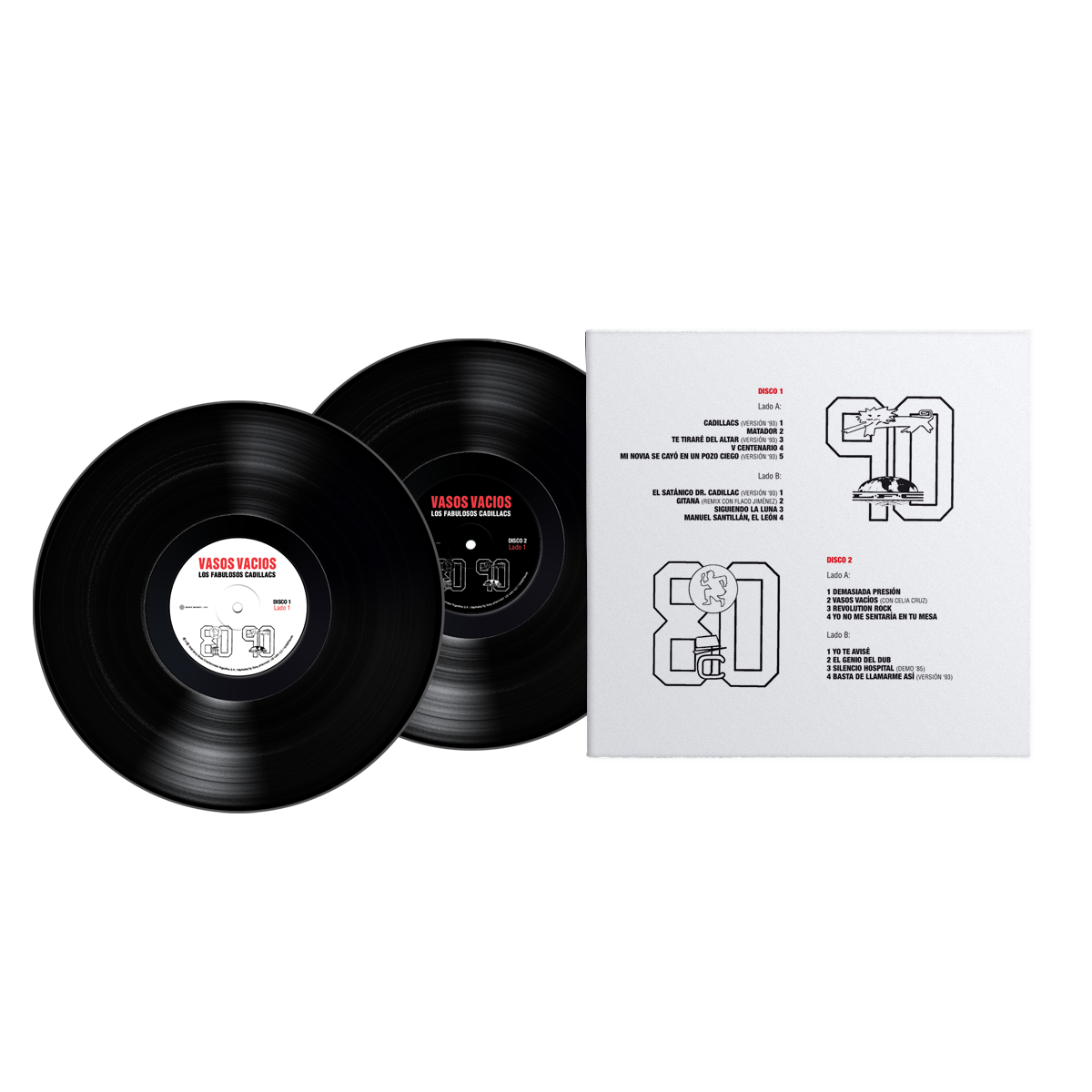 Los Fabulosos Cadillacs - Vasos Vacios 2LP Vinyl