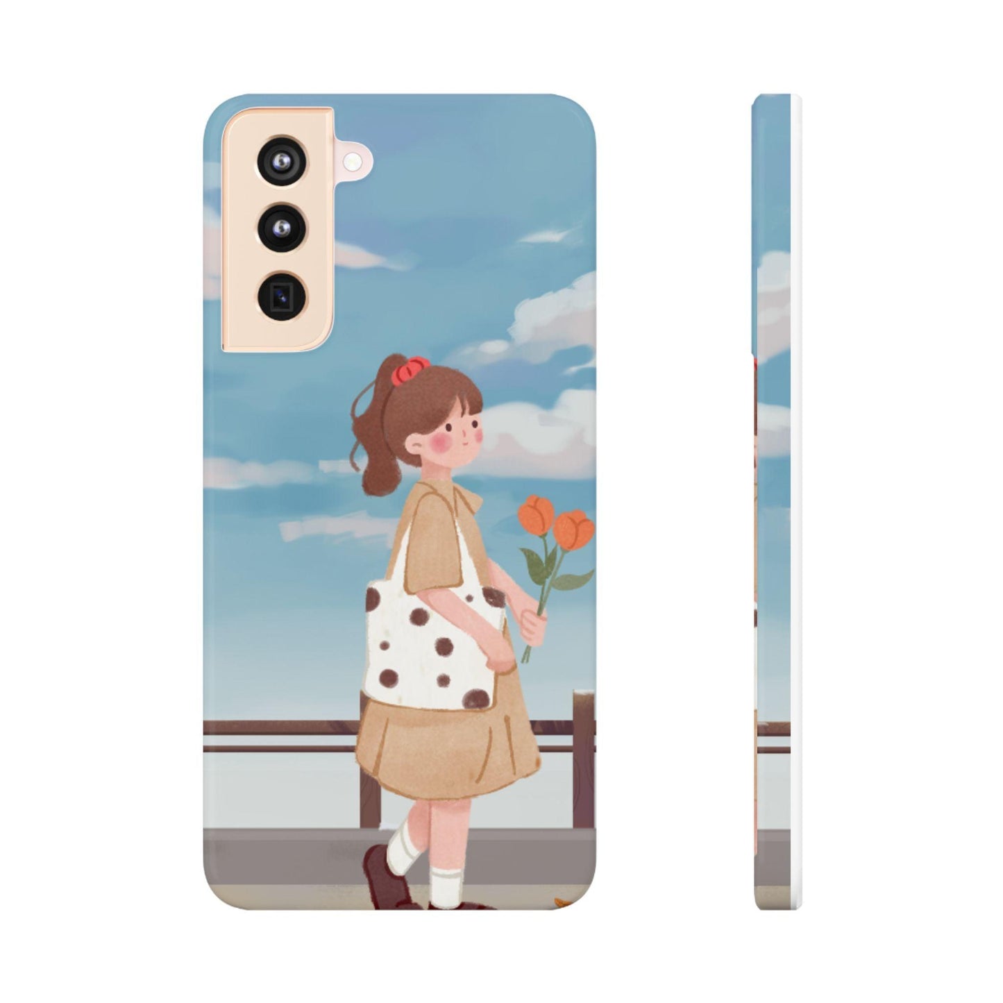 Joyful Stroll Mobile Cover – Embrace Happiness Everywhere You Go!