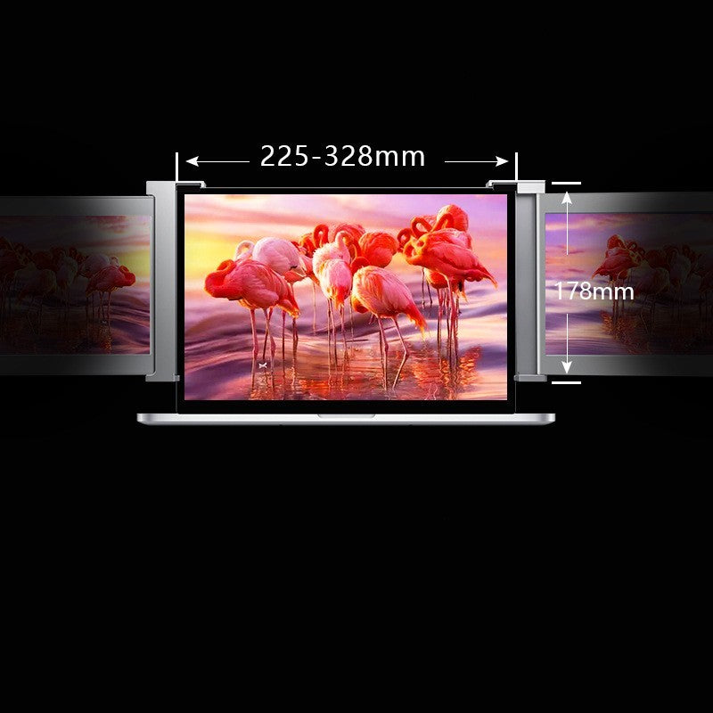 Portable Dual-Screen 10.1" Notebook Display