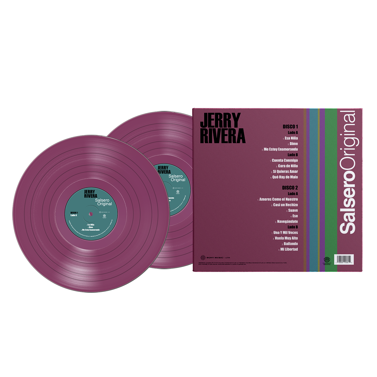 Jerry Rivera - El Bebe…..Salsero Original Orchid Vinyl 2LP